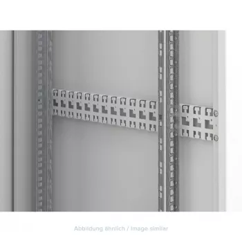 Triton 19-Zoll-Kabelmanagementleiste für Rahmen, 1000 mm tiefen Schrank, Grau