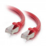Mercodan Cat6a S/FTP Patchkabel RJ45, 20 m, Rot