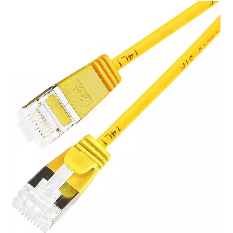 Wirewin Slim Cat6a U/FTP Patchkabel RJ45, 5 m, Gelb