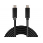 Vivolink USB-Kabel USB-C auf USB-C, 1,8 m, Schwarz