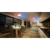 Osram SMART+ WiFi Orbis Magic Wand-/Deckenleuchte 500 mm, RGB+TW, dimmbar, 38 W – Schwarz/Weiß