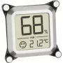 TFA Dostmann Humidor-Thermo-/Hygrometer, silber, 30.5056.54