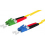 METZ OpDAT LWL-Patchkabel LC Duplex auf LC Duplex APC, OS2, 1 m