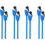 shiverpeaks Cat8.1 F/FTP Patchkabel, 3 m, Blau