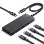 Ugreen USB-C Hub auf 4x USB-C 3.2 / 1x USB-C 100W PD CM806 Schwarz