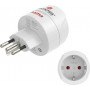 Hama Reiseadapter Typ J, L, N, 3-polig, für die Schweiz, Italien und Brasilien