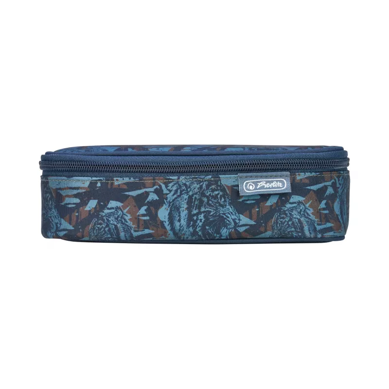 herlitz be.bag beatBox Federmäppchen Camo Tiger, Polyester, XXL Reißverschluss Hauptfach