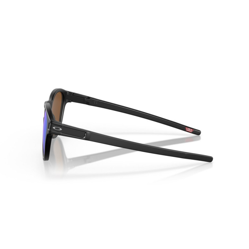 Oakley Latch Sonnenbrille – Matte Black/Prizm Violet