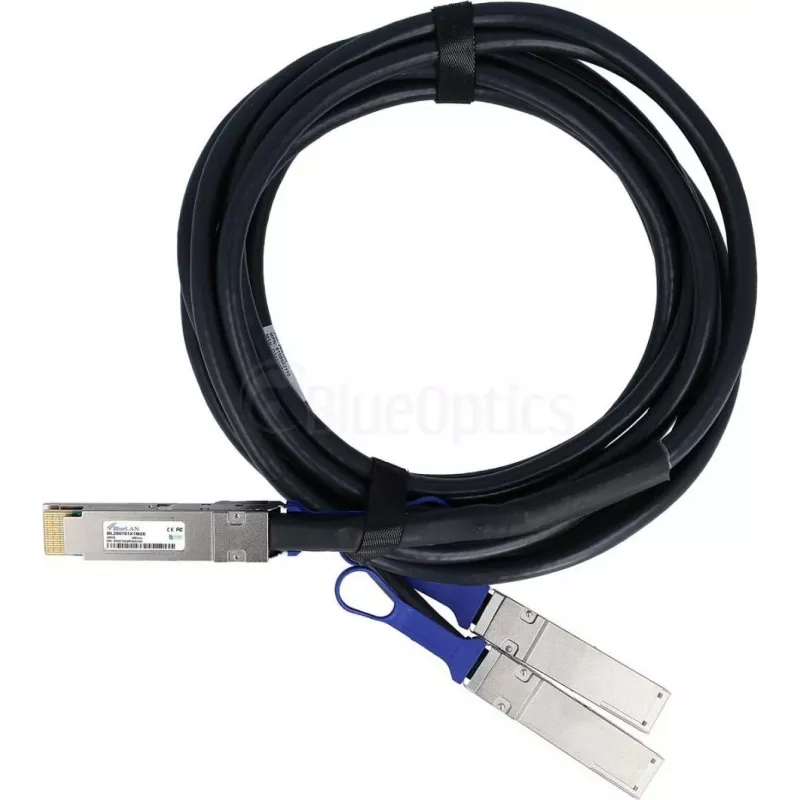 BlueLAN Juniper QDD-2X200G-1M kompatibles 400G QSFP-DD Breakout-DAC-Kabel 1m AWG26
