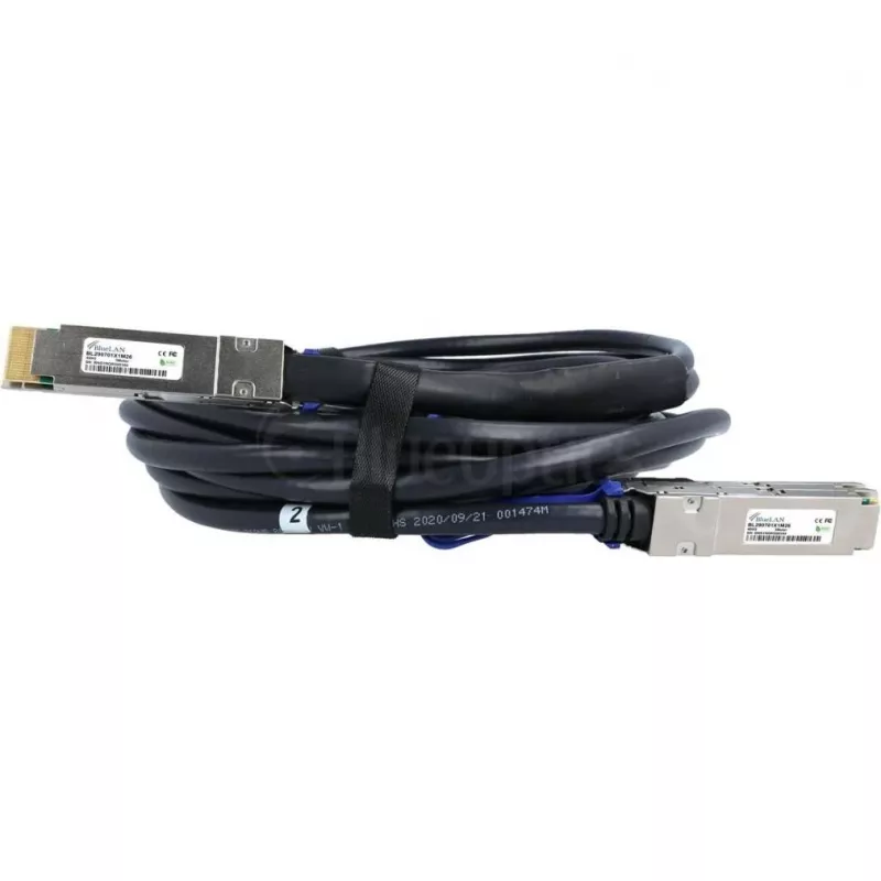BlueLAN Juniper QDD-2X200G-1M kompatibles 400G QSFP-DD Breakout-DAC-Kabel 1m AWG26