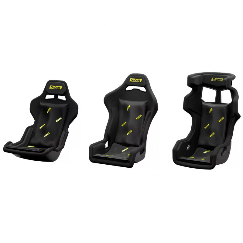 Sabelt Sim Foam Pro Kit Rückenlehne, formstabiles Rückenpolster, ergonomisch, 40x65 cm, schwarz