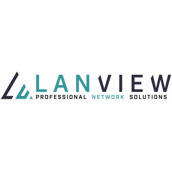 Lanview abschließbare Glas-Fronttür für RDL42U81BL