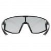 Uvex Skyryse Fahrradsonnenbrille, Schwarz Matt / Silber