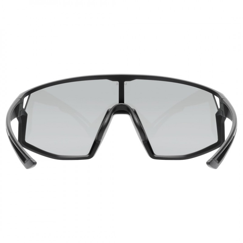 Uvex Skyryse Fahrradsonnenbrille, Schwarz Matt / Silber