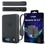 3mk incharge Genesis Qi2 25W kabelloses Ladegerät + PD 45W mit integriertem USB-C-Kabel, Schwarz