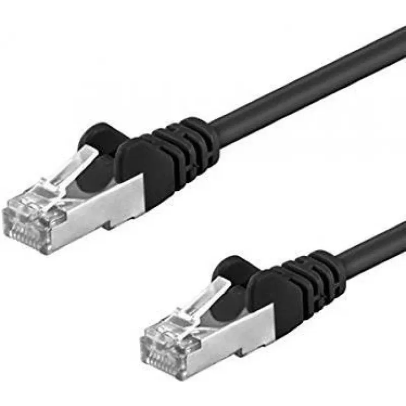 Wirewin Cat5e U/FTP Patchkabel, 15 m, Schwarz