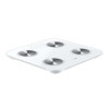 Huawei Scale 3 Bluetooth Edition weiß / intelligente Personenwaage / gehärtetes Glas / WiFi und BT / bis zu 150 kg / Android und iOS