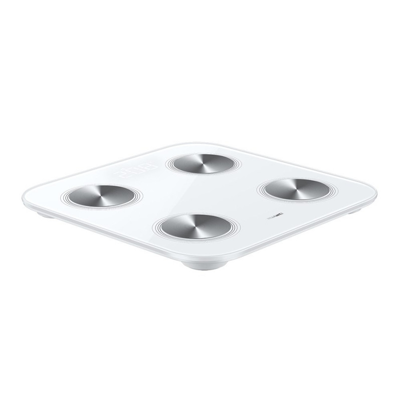 Huawei Scale 3 Bluetooth Edition weiß / intelligente Personenwaage / gehärtetes Glas / WiFi und BT / bis zu 150 kg / Android und iOS