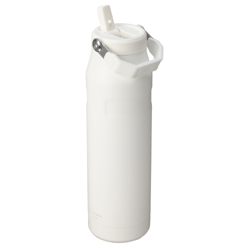 Stanley IceFlow Flip Straw 2.0 Isolierflasche, 1,06 l, Weiß