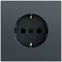 GIRA 418873 SCHUKO Steckdose System 70, Anthrazit
