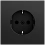 GIRA 418874 SCHUKO Steckdose System 70 Schwarz
