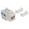 Intellinet 210355 Keystone-Modul RJ45 UTP Cat5e, Punch-Down, weiß