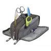 WEDO Schlamper-Etui College, Polyester, grau, geräumiges Innenfach, 3 Reißverschlussfächer, 7 Stifte
