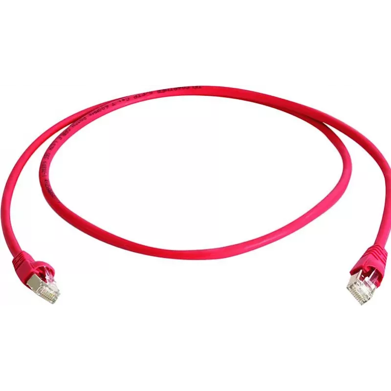 Telegärtner Cat6a S/FTP Patchkabel, 4 m, Rot