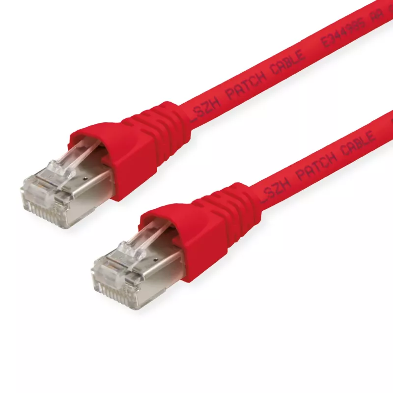 Telegärtner Cat6a S/FTP Patchkabel, 4 m, Rot