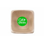 Gogreen kompostierbare Zuckerrohrschalen 1300 ml, quadratisch, 5 Stk.