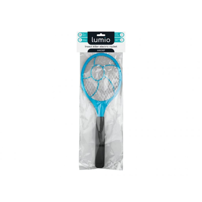 LUMIO elektrische Fliegenklatsche (MKE007), 2xAA, blau