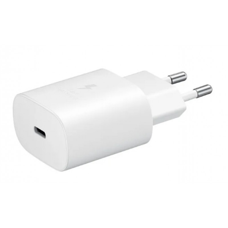 Samsung Reiseadapter TA800 mit USB-C-auf-USB-C-Kabel, Weiß