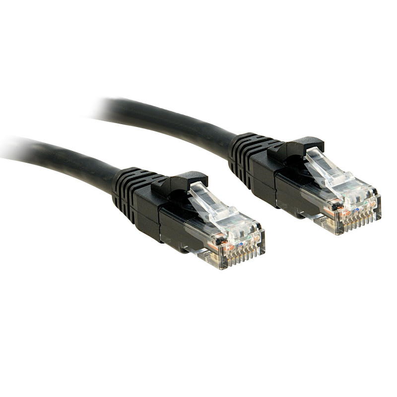 Lindy Cat6 U/UTP Patchkabel RJ45, 7,5 m, Schwarz