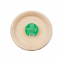 Gogreen Go Green kompostierbare Teller aus Zuckerrohr Ø22 cm, 10 Stk.