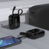 Dudao K32 Powerbank 22,5 W 10000 mAh mit integriertem USB-C-/Lightning-Kabel – Schwarz