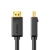 Ugreen DisplayPort-auf-HDMI-Kabel, 3 m, 4K, Schwarz