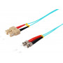 Shiverpeaks LWL-Patchkabel SC auf ST OM3 Duplex, 5 m