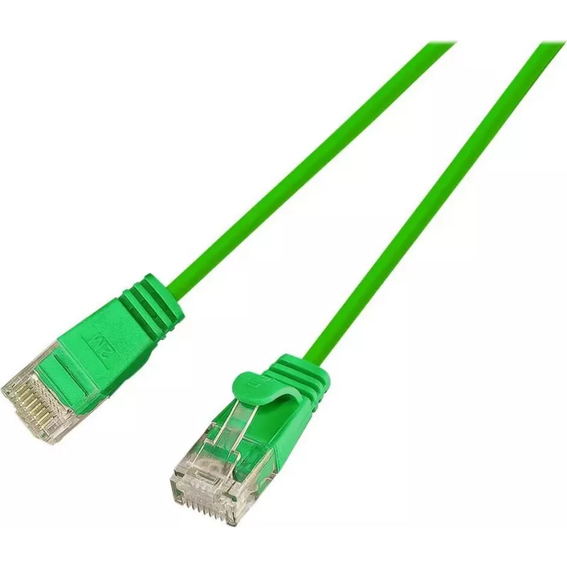 Wirewin Slim Cat6 U/UTP Patchkabel, 2 m, Grün