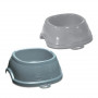Stefanplast Break 2 Futtertrog für Haustiere 0,6 l, 19x19x7 cm, sortiert grau/blau