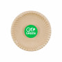 Gogreen Go Green kompostierbare Teller aus Zuckerrohr Ø15 cm, 10 Stk.