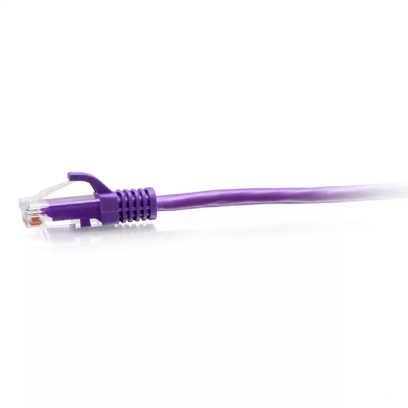 C2G Cat6a Slim Patchkabel 28AWG, 1,5 m (5 ft), Lila (30190)