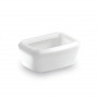 Stefanplast Second kleiner Wasserbehälter 0,3L (Gulliver 1-2-3) 12x8x5,4cm weiß