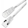 Wirewin Slim Cat6a Light Patchkabel, rund, U/FTP, Ø 3,8 mm, Weiß (PKW-LIGHT-STP-K6A 0.15 WS)