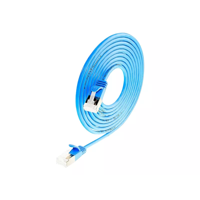 Wirewin Slim Cat6a U/FTP Patchkabel RJ45, 0,25 m, Blau