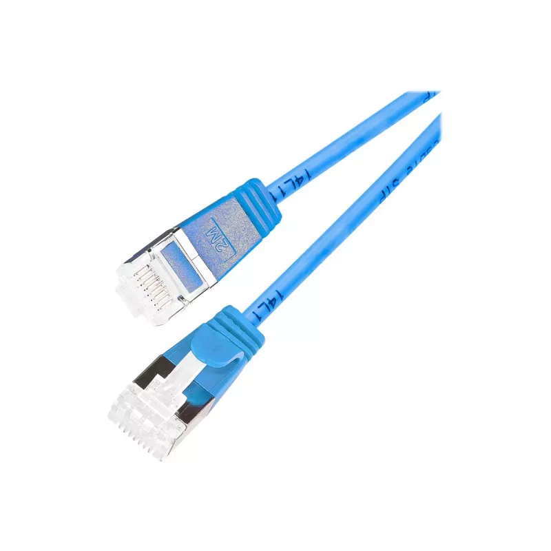 Wirewin Slim Cat6a U/FTP Patchkabel RJ45, 0,25 m, Blau