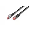 Wirewin Cat6 S/FTP Patchkabel, 0,25 m, Schwarz