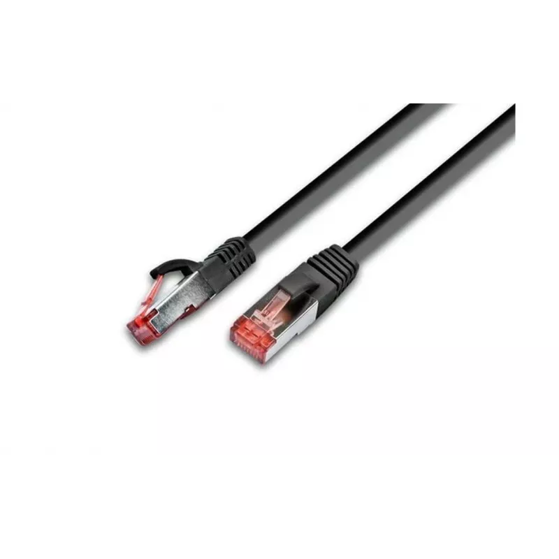 Wirewin Cat6 S/FTP Patchkabel, 0,25 m, Schwarz
