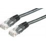 Secomp Cat6 U/UTP Patchkabel RJ45, 5 m, Schwarz