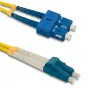 Qoltec LWL-Patchkabel SC/UPC auf LC/UPC Singlemode Duplex, 2 m