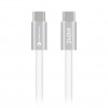 Forcell USB-Kabel USB-C auf USB-C, 2 m, 240 W, Weiß